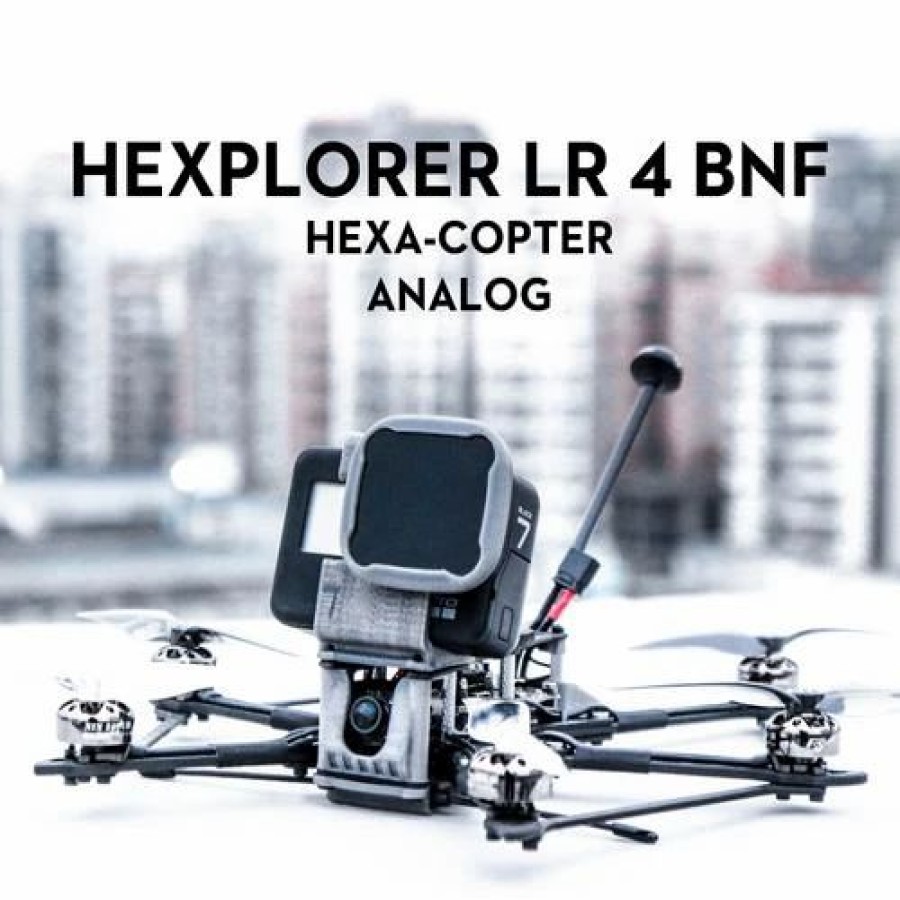 Multirotors * | Flywoo Hexplorer Lr 4 Analog Hexa-Copter W/ Analog Caddx Ant Cam Bnf Tbs Crossfire