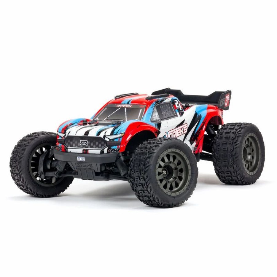 Cars, Trucks, Boats * | Arrma 1/10 Vorteks 4X4 3S Blx Stadium Truck Rtr, Red $40 Off Father'S Day Sale! Valid: Jun2-Jun18