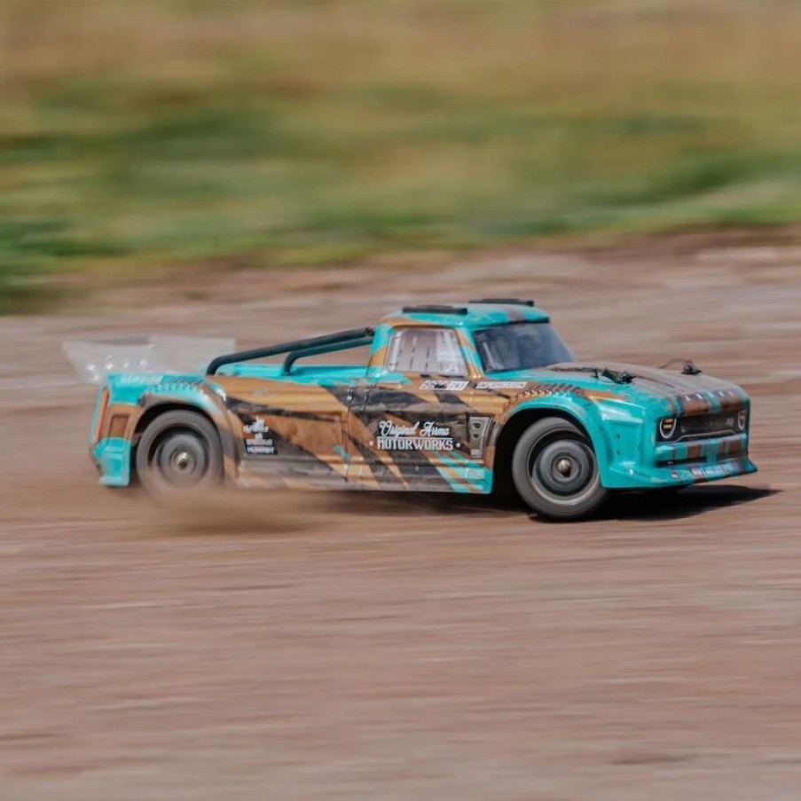 Cars, Trucks, Boats * | Arrma 1/8 Infraction 4Wd Mega Resto-Mod Truck Rtr, Teal/Bronze