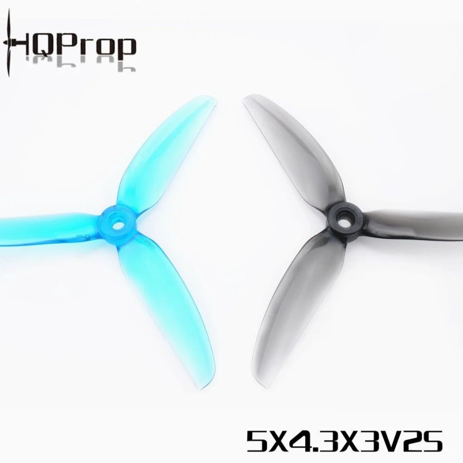 Multirotors * | Hq Durable Pc Prop 5X4.3X3V2S: Light Blue (2Cw+2Ccw)