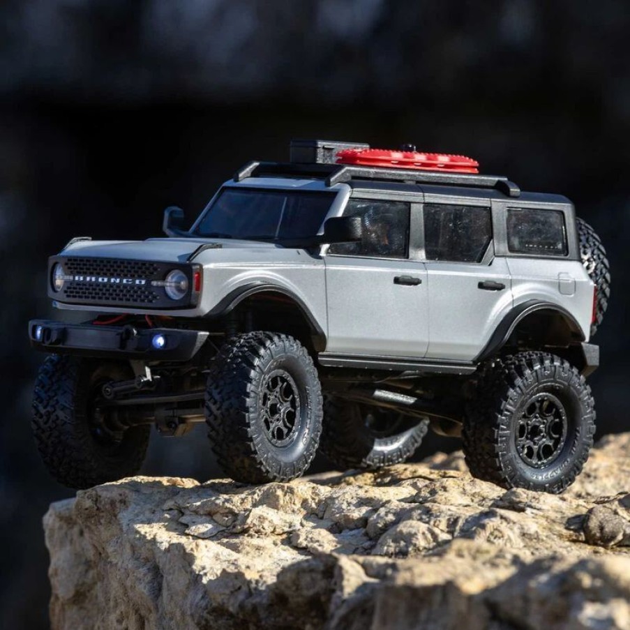 Cars, Trucks, Boats * | Axial 1/24 Scx24 2021 Ford Bronco 4Wd Truck Brushed Rtr, Grey