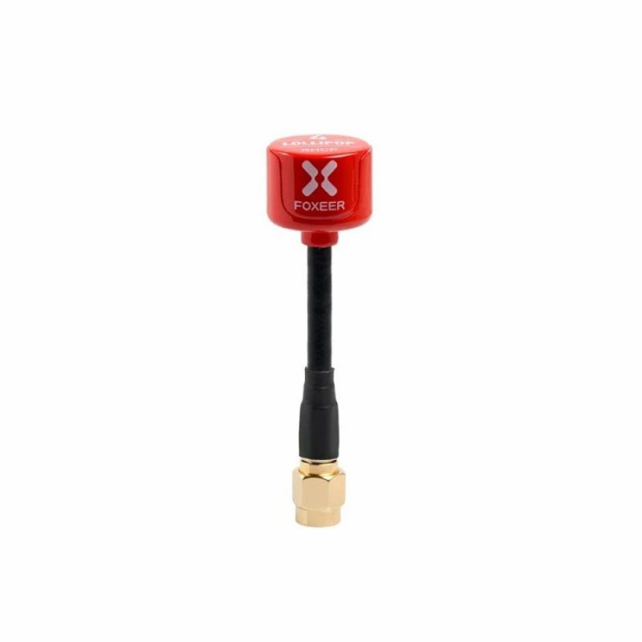 Multirotors * | Foxeer Lollipop 4 5.8G 2.6Dbi High Gain Fpv Antenna (2Pcs) Sma Rhcp