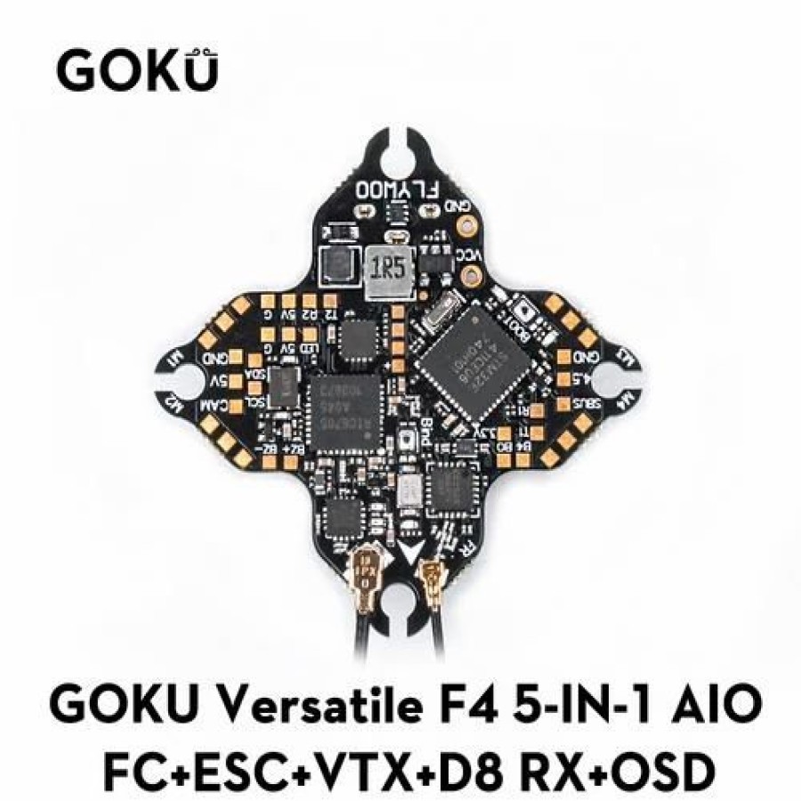 Multirotors * | Flywoo Goku Versatile F4 5-In-1 1S Aio W/250Mw Vtx , Osd , D8 Rx 25.5X25.5 Built-In Frsky Spi Rx