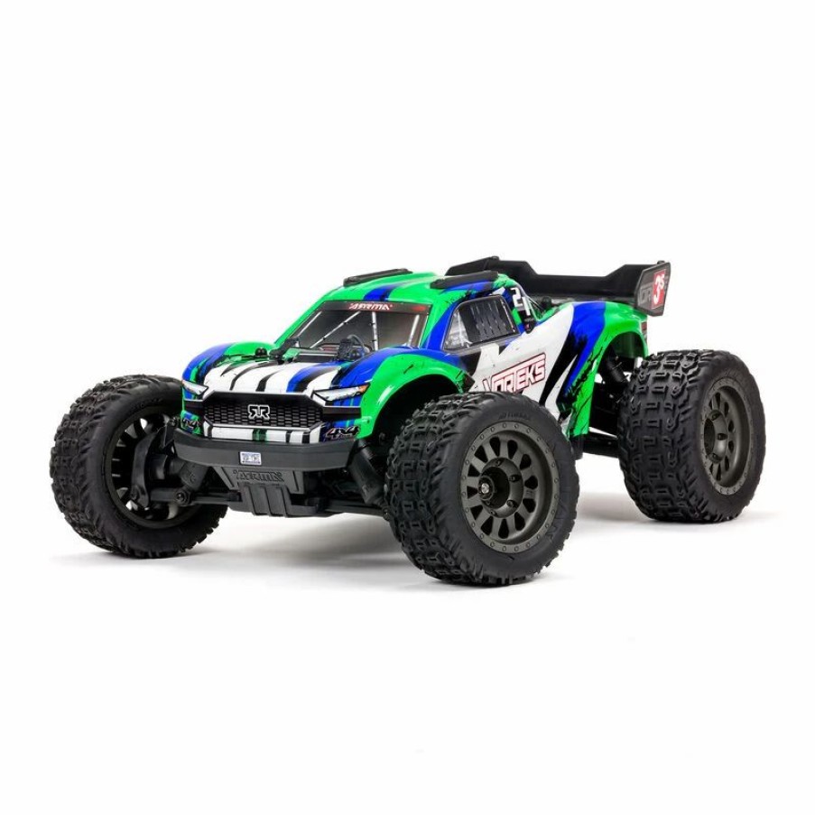 Cars, Trucks, Boats * | Arrma 1/10 Vorteks 4X4 3S Blx Stadium Truck Rtr, Green $40 Off Father'S Day Sale! Valid: Jun2-Jun18