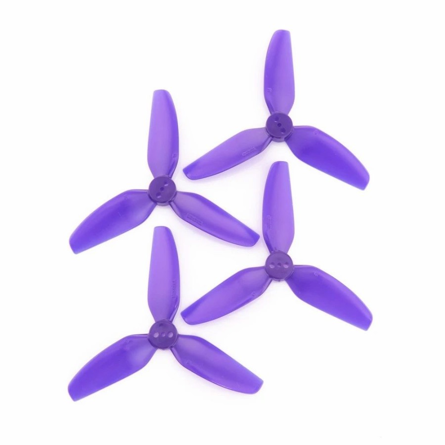 Multirotors * | Hq Durable Pc Prop T3X3X3: Purple (2Cw+2Ccw) T-Mount