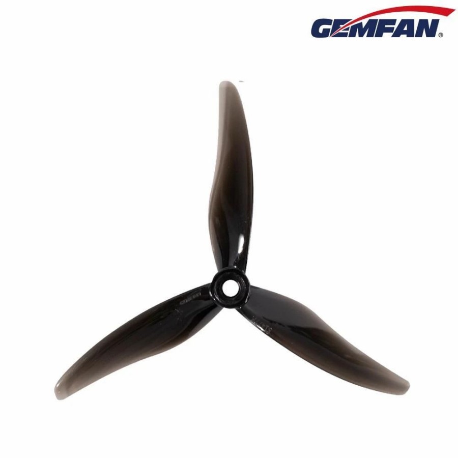 Multirotors * | Gemfan Hurricane 51477 Durable 3 Blade Propeller Clear Black