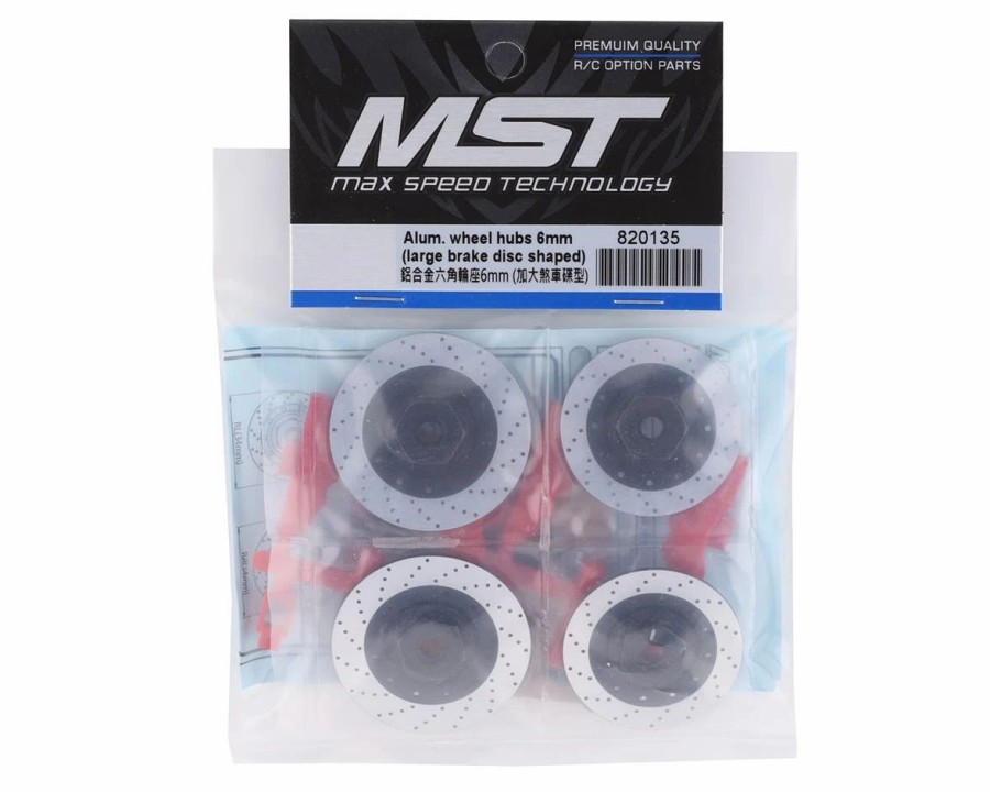 Cars, Trucks, Boats * | Mst Aluminum Large Brake Disc Wheel Hubs (6Mm)