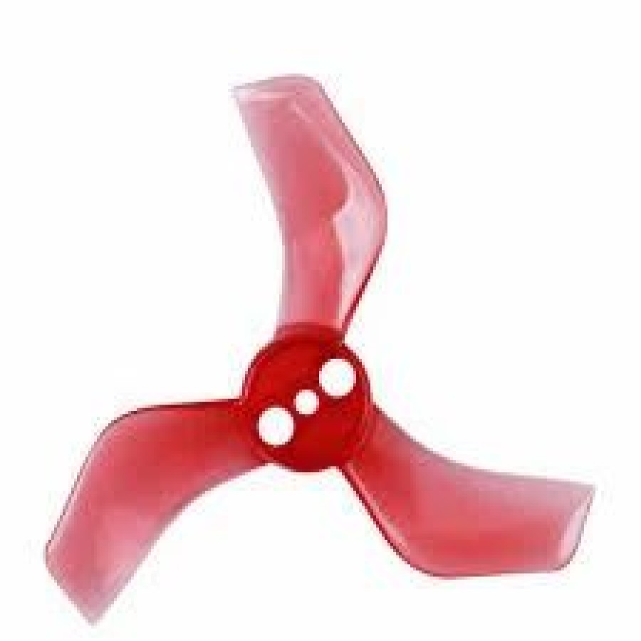 Multirotors * | Gemfan 1635-3 Red 40Mm Whoop Props (1Mm Hub)