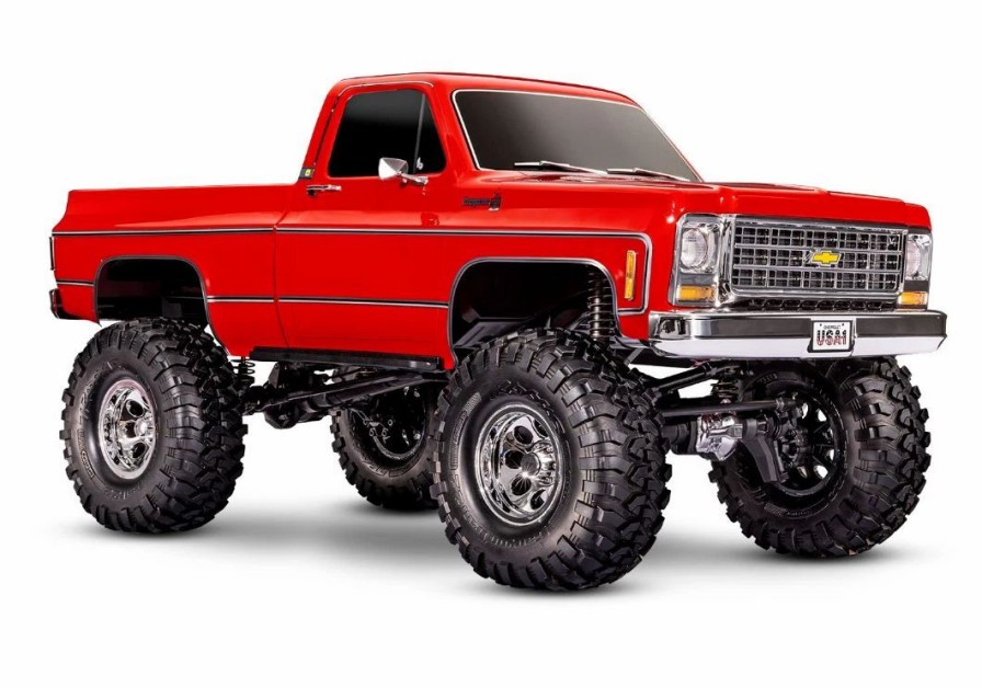 Cars, Trucks, Boats * | Traxxas Trx-4 Chevrolet K10 Cheyenne High Trail Edition Rtr Red