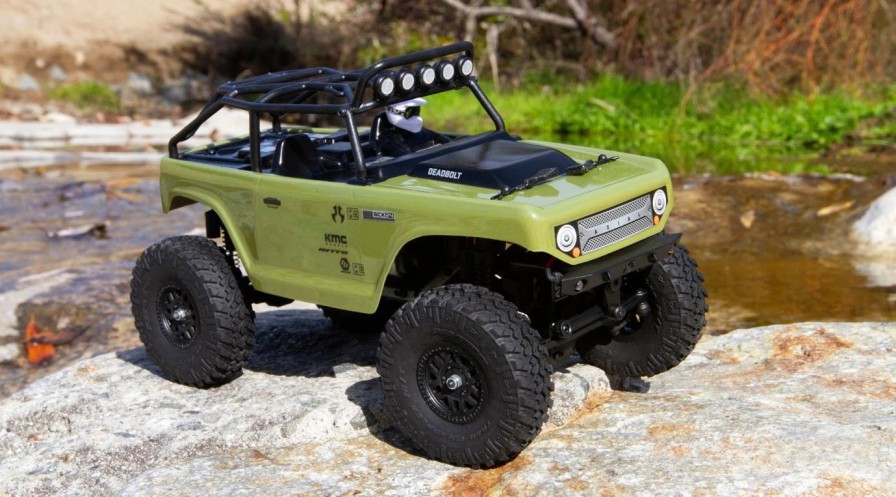 Cars, Trucks, Boats * | Axial Racing 1/24 Scx24 Deadbolt 4Wd Rock Crawler Brushed Rtr, Green $20 Off Father'S Day Sale! Valid: Jun2-Jun18