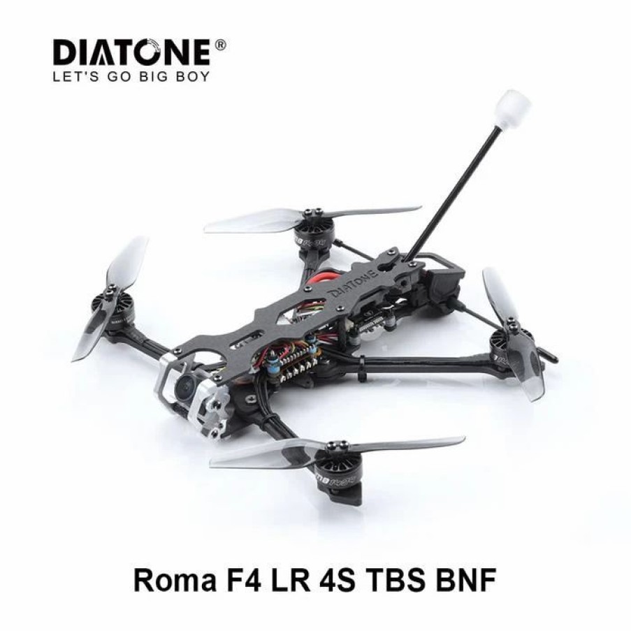 Multirotors * | Diatone Roma F4 Lr 4S Fpv Drone Bnf Tbs