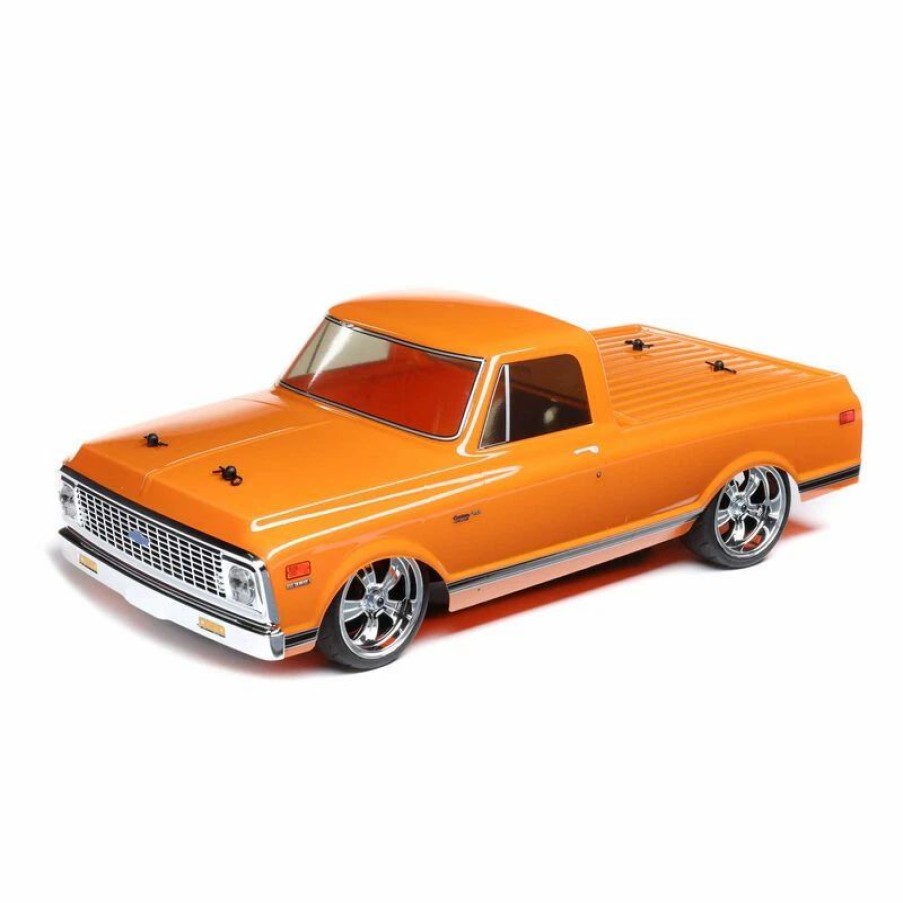 Cars, Trucks, Boats * | Losi 1/10 1972 Chevy C10 Pickup Truck V100 Awd Rtr, Orange $50 Off Father'S Day Sale! Valid: Jun2-Jun18