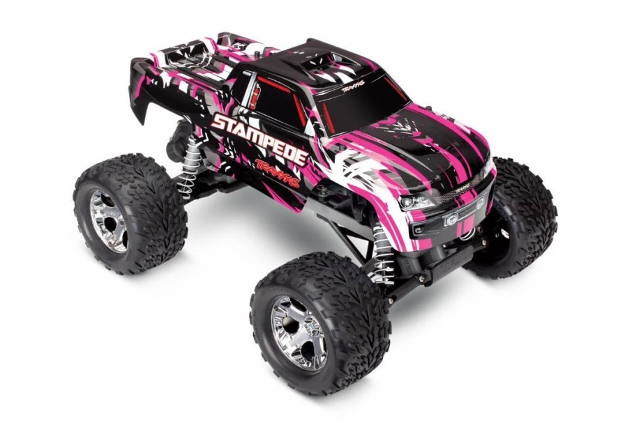 Cars, Trucks, Boats * | Traxxas Stampede 1/10 2Wd Xl-5 Dc Charger Rtr Pinkx