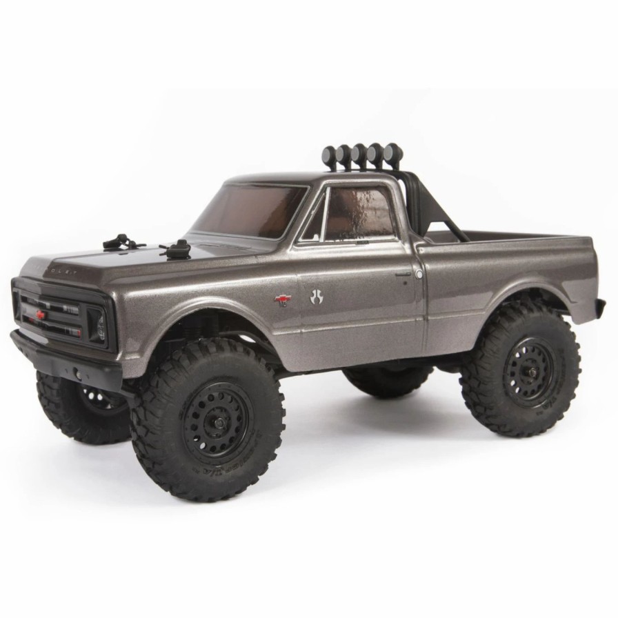 Cars, Trucks, Boats * | Axial Racing 1/24 Scx24 1967 Chevrolet C10 4Wd Truck Brushed Rtr, Silver