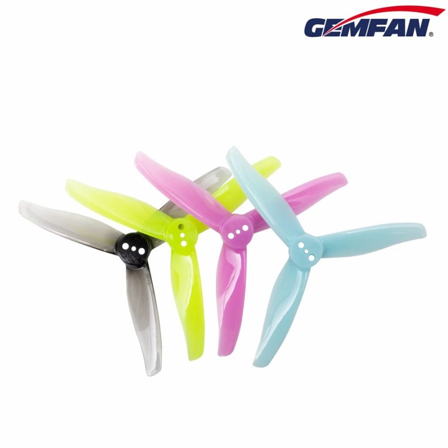 Multirotors * | Gemfan Hurricane 3016 (1.5Mm Shaft) 3-Blade Props Yellow