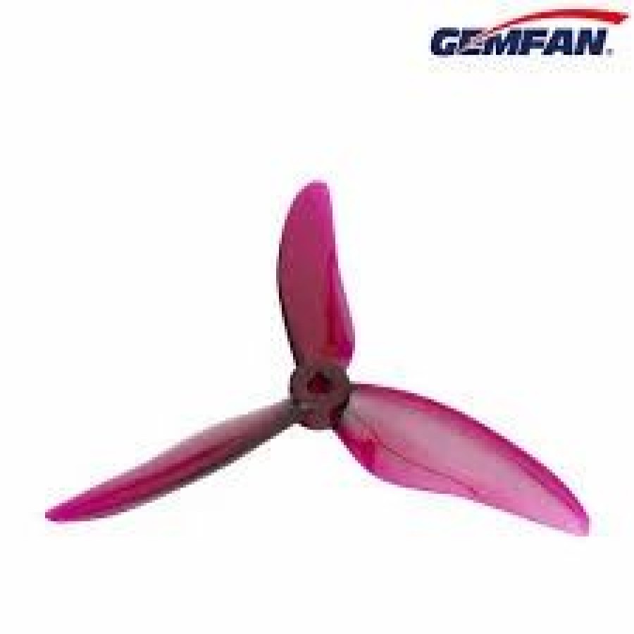 Multirotors * | Gemfan Hurricane 51499 Durable 3 Blade Propeller Purple