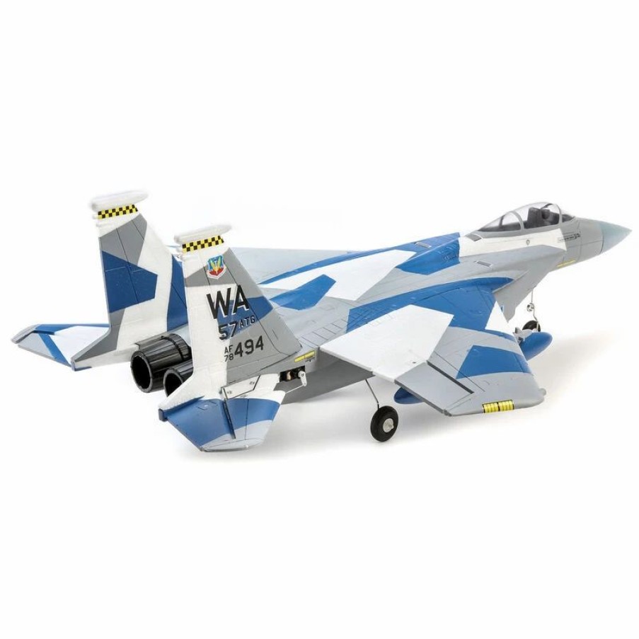 Airplanes * | E-Flite F-15 64Mm Bnf Basic With As3X & Safe