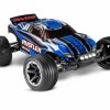 Cars, Trucks, Boats * | Traxxas Rustler 1/10 Rtr Stadium Truck Blue With Led Lights