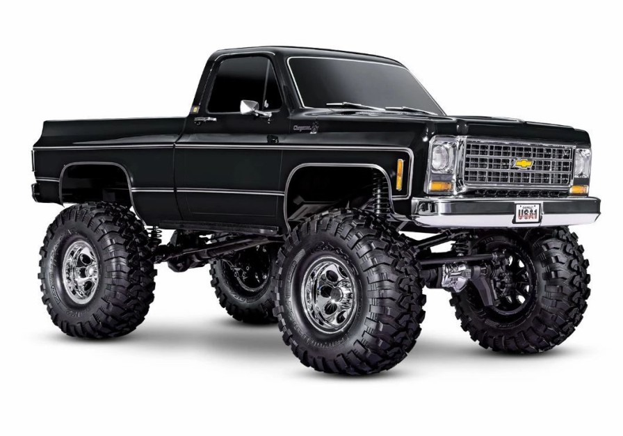 Cars, Trucks, Boats * | Traxxas Trx-4 Chevrolet K10 Cheyenne High Trail Edition Rtr Black