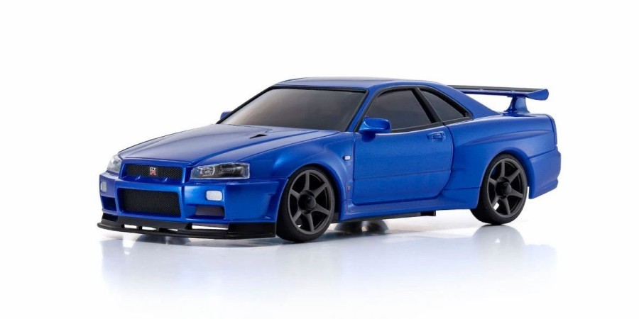 Cars, Trucks, Boats * | Kyosho Mzp460Mb Asc Ma-020S Nissan Skyline Gt-R R34 V.Spec?Nur Metallic Blue