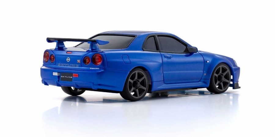 Cars, Trucks, Boats * | Kyosho Mzp460Mb Asc Ma-020S Nissan Skyline Gt-R R34 V.Spec?Nur Metallic Blue