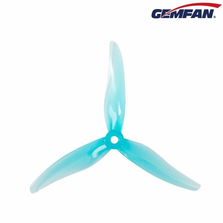 Multirotors * | Gemfan Hurricane 51477 Durable 3 Blade Propeller Blue