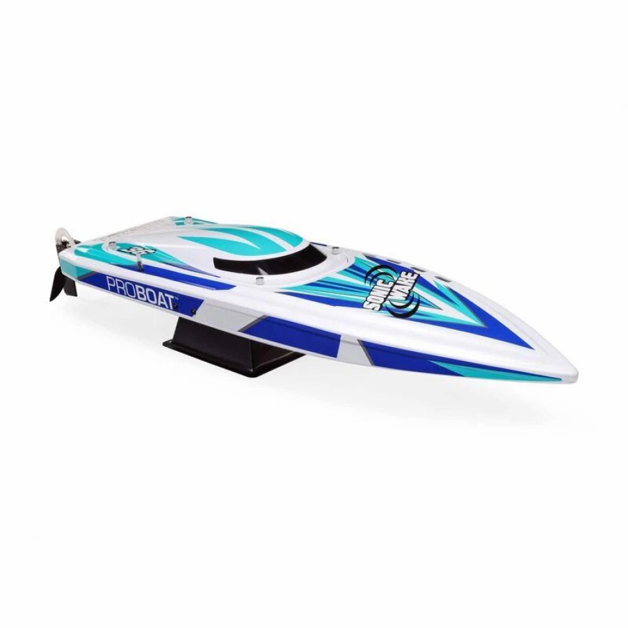 Cars, Trucks, Boats * | Proboat Sonicwake V2 36 Self-Righting Brushless Deep-V Rtr, White $60 Off Father'S Day Sale! Valid: Jun2-Jun18