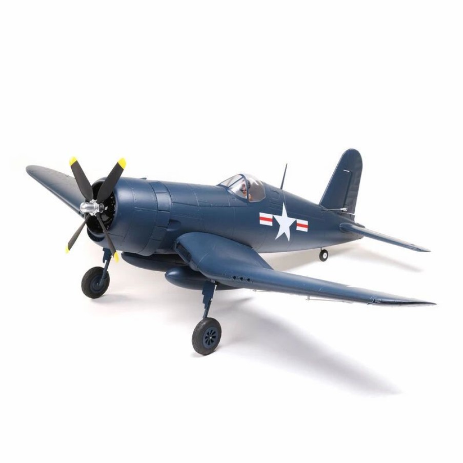 Airplanes * | E-Flite F4U-4 Corsair 1.2M Bnf Basic With As3X And Safe Select