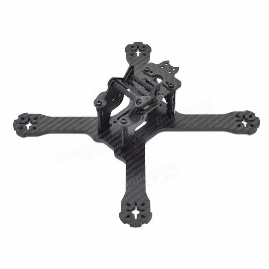 Multirotors * | Realacc X210 Pro 214Mm 3K Carbon Fiber Fpv Racing Frame 4Mm Frame Arm W/ Led Board 5V & 12V Pdb