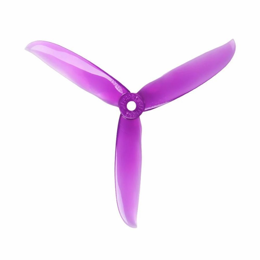 Multirotors * | Dal T5249C Cyclone 3-Blade Props Purple