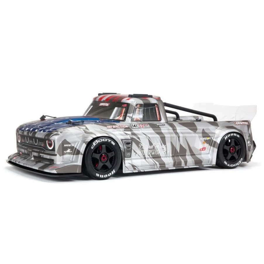 Cars, Trucks, Boats * | Arrma 1/7 Infraction 6S Blx V2 All-Road Truck Rtr, Silver