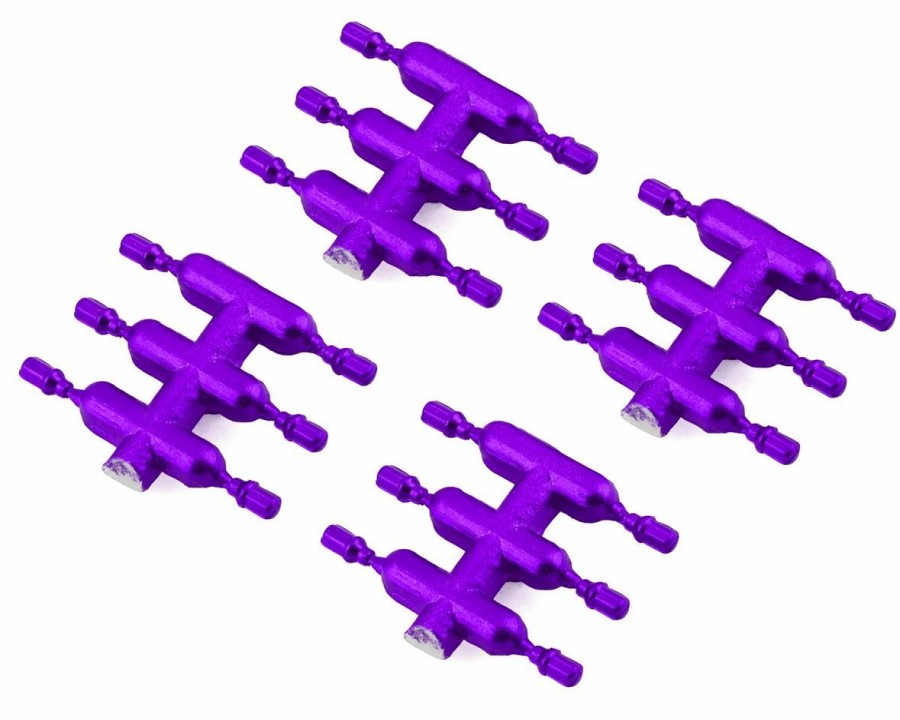 Cars, Trucks, Boats * | Ds Racing Drift Element Scale Lug Nuts (Purple) (24) (Short)