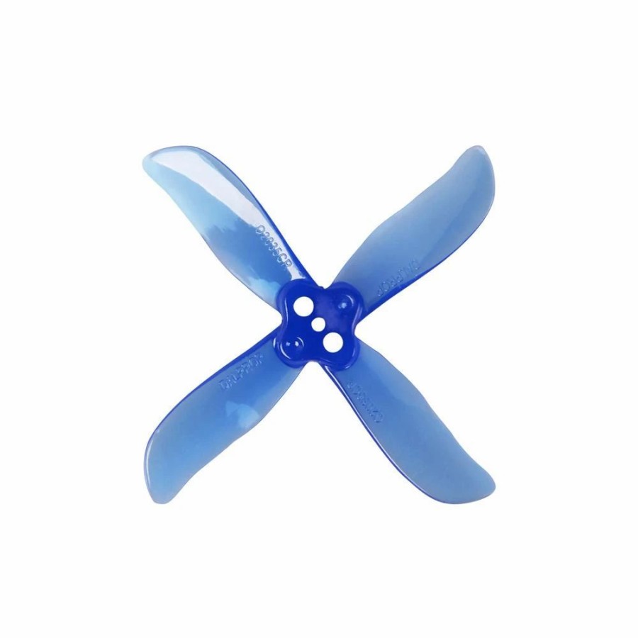 Multirotors * | Dal Q2035C Cyclone 4-Blade Props (4Cw+4Ccw) Blue