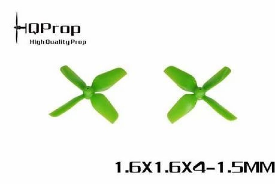 Multirotors * | Hq Micro Whoop 1.6 1.6 4 1.5Mm Shaft (40Mm) Green