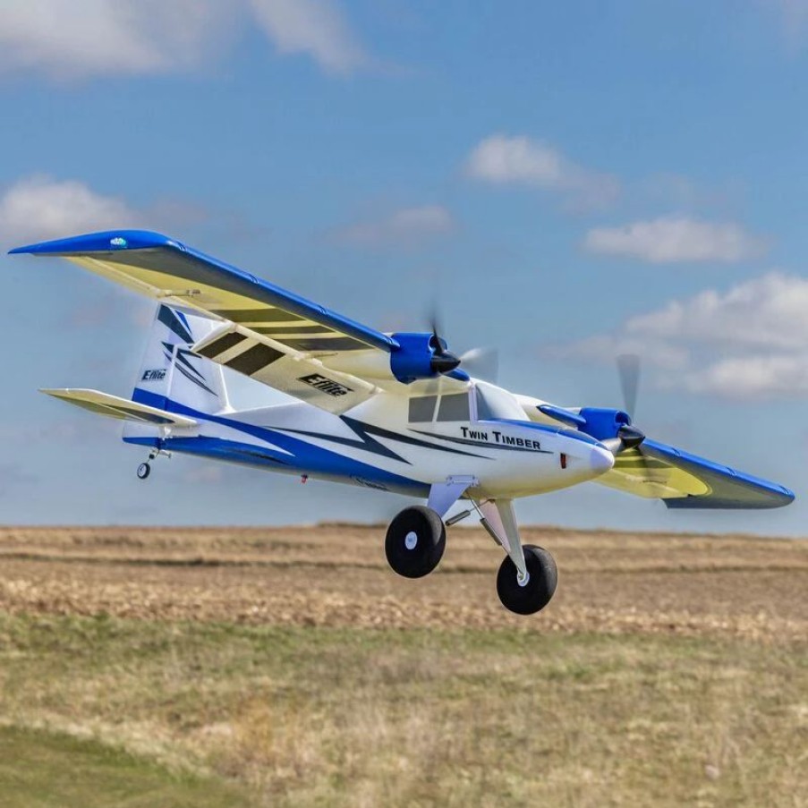 Airplanes * | E-Flite Twin Timber 1.6M Bnf Basic With As3X And Safe Select