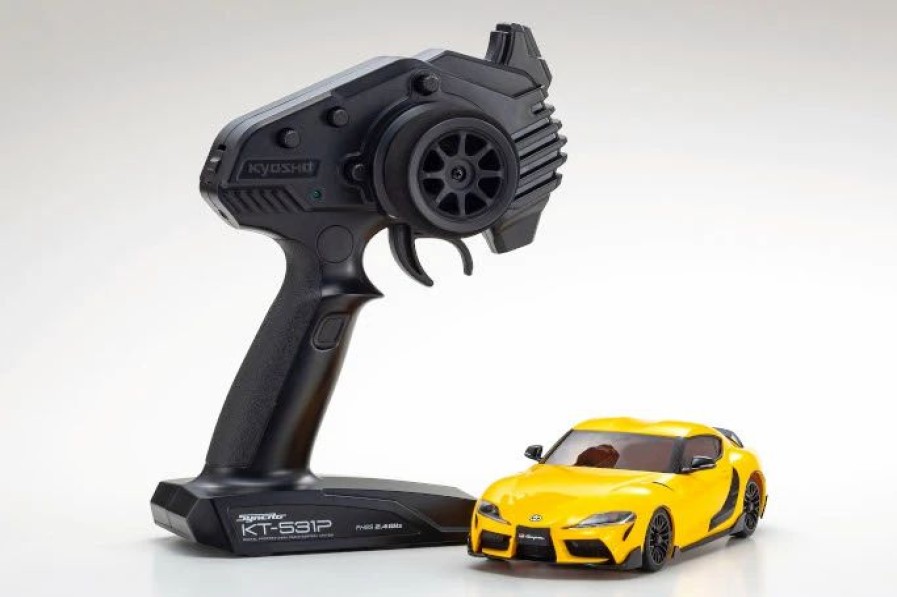 Cars, Trucks, Boats * | Kyosho 32626Y Mini-Z Awd Toyota Gr Supra Trd Lightning Yellow