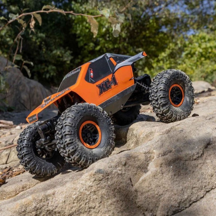 Cars, Trucks, Boats * | Axial 1/24 Ax24 Xc-1 4Ws Crawler Brushed Rtr, Orange