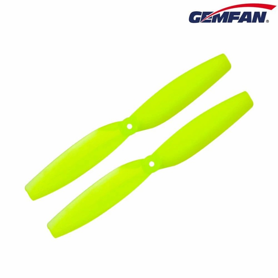 Multirotors * | Gemfan 65Mm 2-Blade (1.5Mm Shaft / Set Of 8) For Toothpick Lemon Yellow