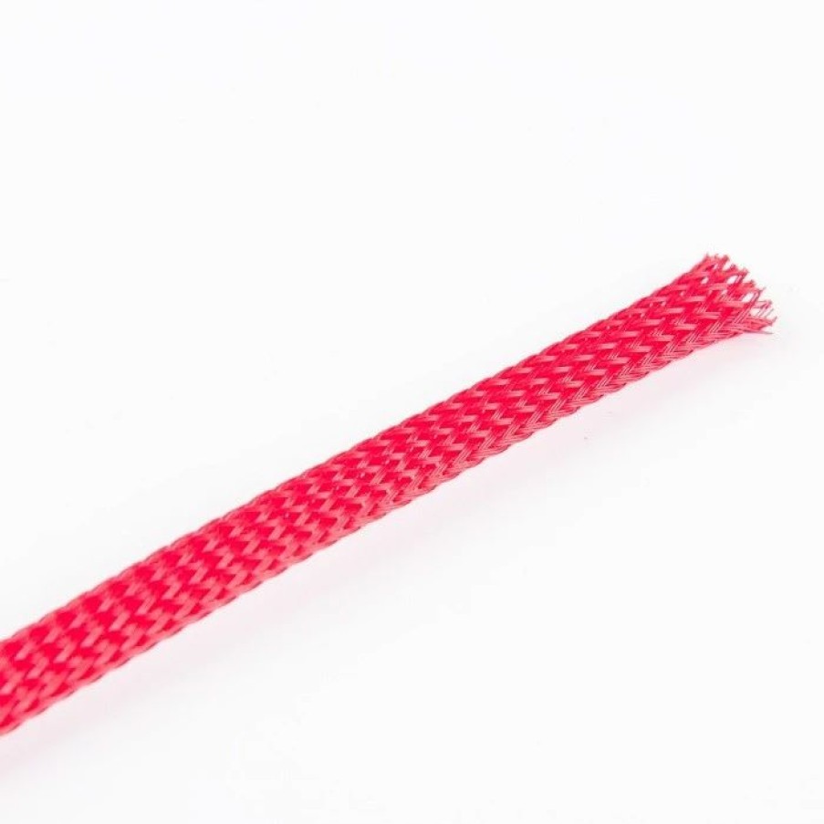 Multirotors * | 6Mm Snakeskin Mesh Wire Protecting Pet Nylon Cable Sleeve (1 Meter) Red