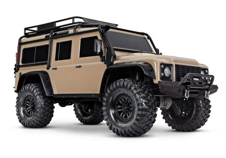 Cars, Trucks, Boats * | Traxxas Trx4 Land Rover Defender 1/10 Crawler Rtr Sand