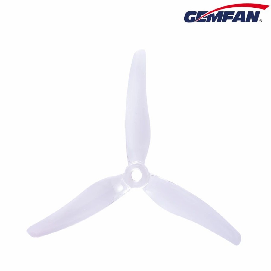 Multirotors * | Gemfan Hurricane 51433 Durable 3 Blade Propeller Clear