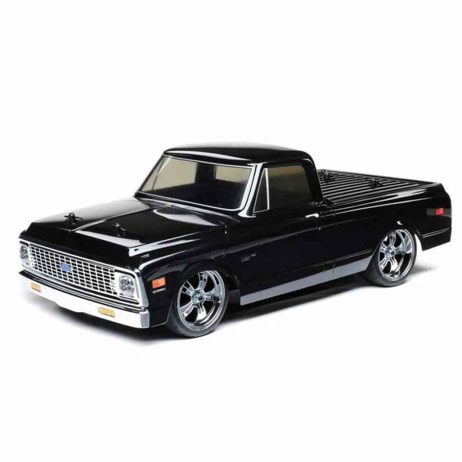 Cars, Trucks, Boats * | Losi 1/10 1972 Chevy C10 Pickup Truck V100 Awd Rtr, Black $50 Off Father'S Day Sale! Valid: Jun2-Jun18