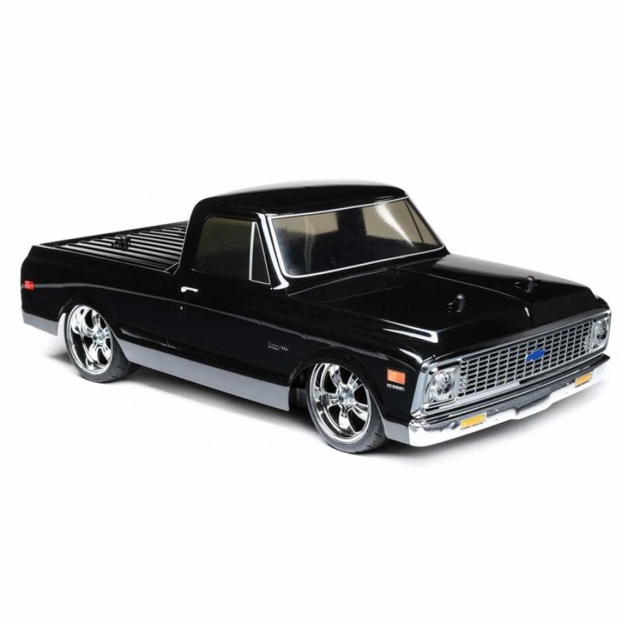 Cars, Trucks, Boats * | Losi 1/10 1972 Chevy C10 Pickup Truck V100 Awd Rtr, Black $50 Off Father'S Day Sale! Valid: Jun2-Jun18