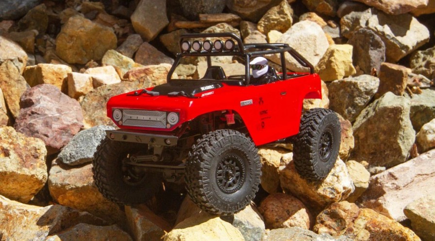 Cars, Trucks, Boats * | Axial Racing 1/24 Scx24 Deadbolt 4Wd Rock Crawler Brushed Rtr, Red $20 Off Father'S Day Sale! Valid: Jun2-Jun18