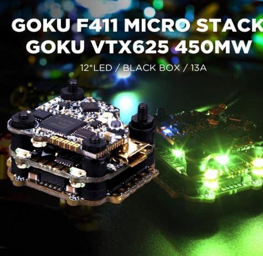 Multirotors * | Flywoo Goku Gnf4 13A Stack V2.1 ( Mpu 6000 ) 16Mm X 16Mm (Fc Esc Vtx625 )