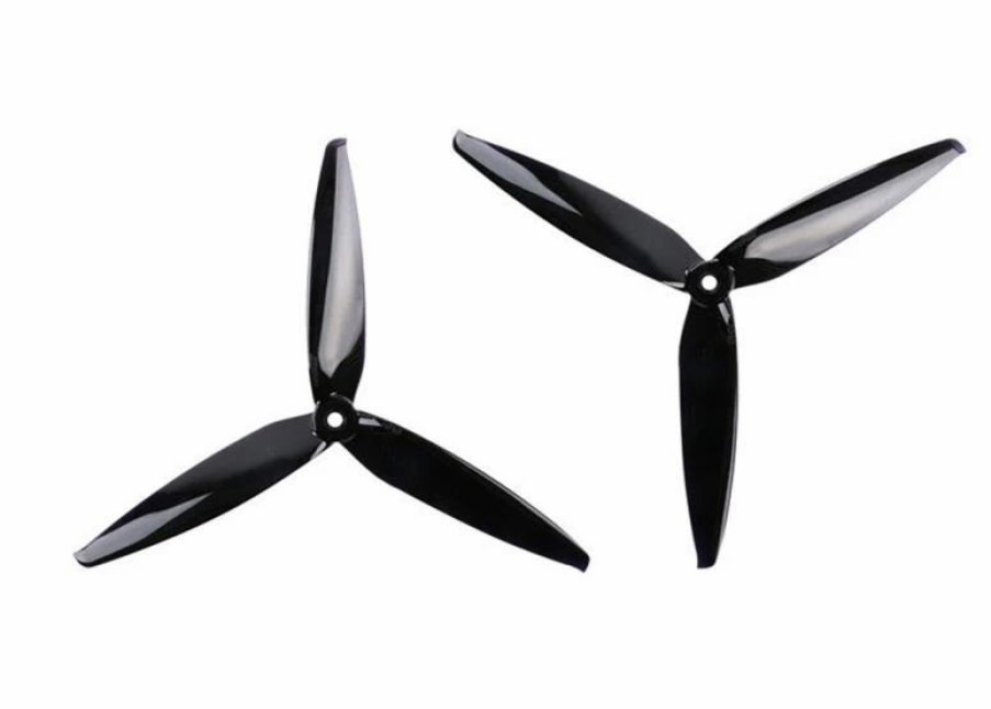 Multirotors * | Gemfan Flash 7040 Durable 3 Blade Propeller Black