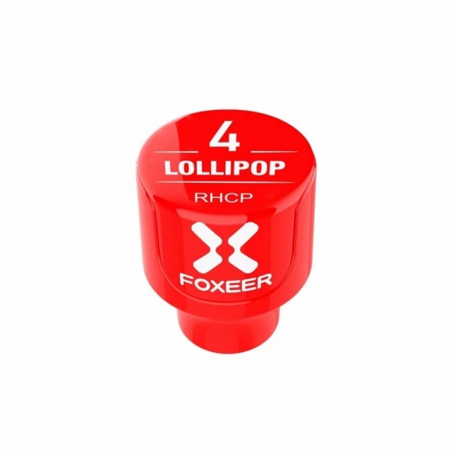 Multirotors * | Foxeer Lollipop 4 2.6Dbi 5.8G Omni Fpv Antenna (2Pcs) Stubby Sma Rhcp