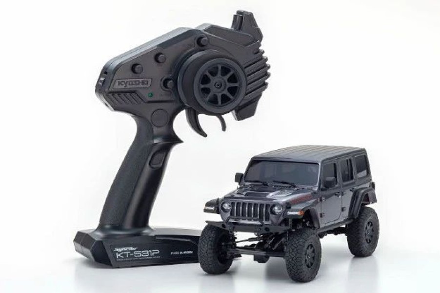 Cars, Trucks, Boats * | Kyosho 32521Gm Mini-Z 4 4 Jeep Wrangler Unlimited Rubicon Granite Crystal Metallic Rs