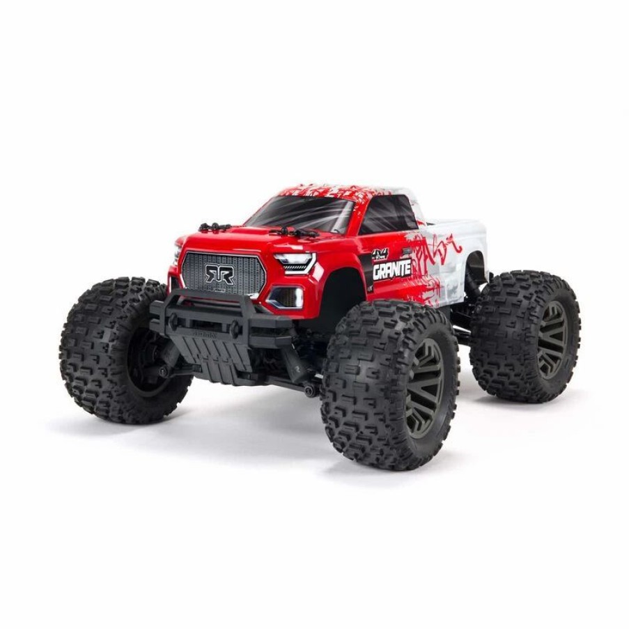 Cars, Trucks, Boats * | Arrma 1/10 Granite 4X4 V3 3S Blx Brushless Monster Truck Rtr, Red