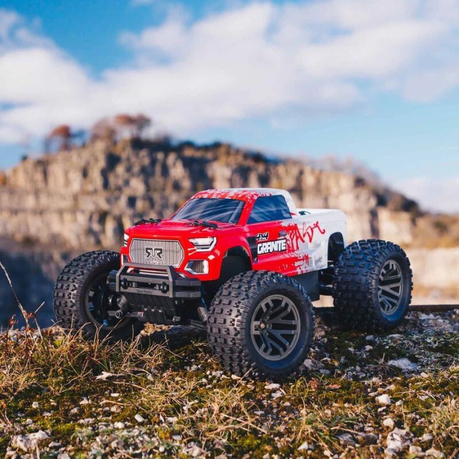 Cars, Trucks, Boats * | Arrma 1/10 Granite 4X4 V3 3S Blx Brushless Monster Truck Rtr, Red